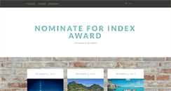 Desktop Screenshot of nominateforindexaward.dk